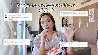 Magkano sahod ko dito sa dubai? | Answering all the question from my last vlog+Dji short review