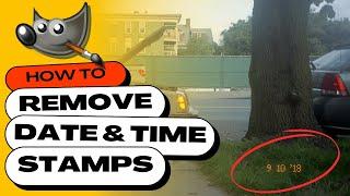 How to Remove Date & Time Stamp from Photos in GIMP (3 Simple Ways)