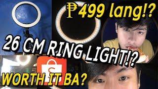 Cheap 26cm Ring Light! (Unboxing, Setup & Review) | Lance Aldrene