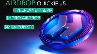 Airdrop Quickie #5 I Hyperlane mit Injective nutzen I Hydro Airdrop checker online I milkTIA Punkte
