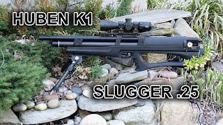 HUBEN K1 .25 cal AVS slugs 75 and 100 YARDS