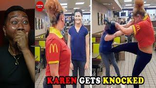 Racist Karen Gets INSTANT KARMA after this! re-upload