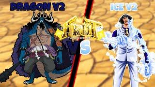 DRAGON V2 VS ICE V2 [FRUIT BATTLEGROUNDS]