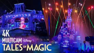 NEW MULTICAM 4K Disney Tales Of Magic | Disneyland Paris New Drones Show Fireworks | Première 2025