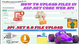 How to Upload and Download files in ASP.NET Core 8.0 Web API || UPLOAD FOLDERS || UPLOAD DATABASE