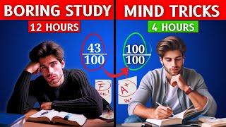 How to trick your Brain to Study when you Don't Feel like doing it | A+ Study tips