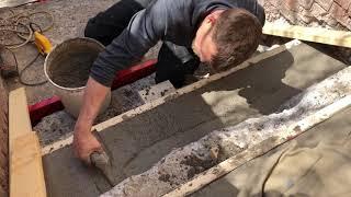 Concrete Stair Restoration and Overlay - One day repair!