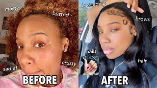 spending $1000 to glow up after a heartbreak (hair,nails,brows,pedi,etc..)