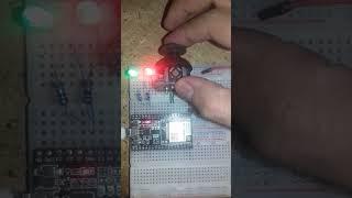 Change two light with a joystick, ADC and PWM. ESP32 Micropython.