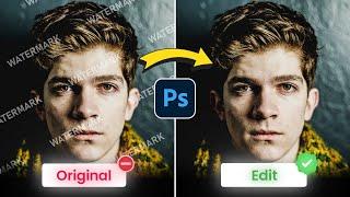 How to Remove WATERMARKS From Any Photo Using Photoshop!