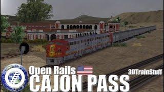 Open Rails (MSTS successor) - Cajon Pass Route