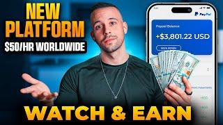 NEW Platform Paying $50/HR To Watch YouTube Videos From Your Phone (WorldWide) | Make Money Online