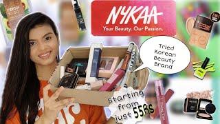 NYKAA Beauty Haul - K-Beauty, LA Girl, Makeup Revolution, TonyMoly, Nykaa, Revlon | Shyamly Bandil