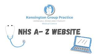 NHS Health A to Z & Medicines A to Z website