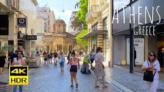 Athens, Greece 4K-HDR Walking Tour - 2021 - Tourister Tours