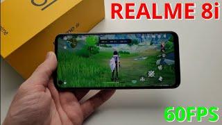 Realme 8i Genshin Impact 60fps TEST with FPS Meter