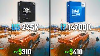 INTEL ULTRA 5 245K vs INTEL i7-14700K | Test in 6 Games