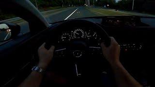 2024 Mazda CX-30 NAGISA [2.0L, 186 HP] Night POV test drive CARiNIK