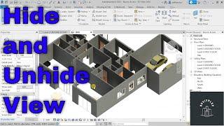 Hide and Unhide View | Hide and Unhide View in Revit | Hide and Unhide View in Revit 2022