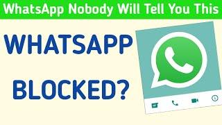 WhatsApp Blocked || How this happened?