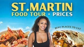 Where to EAT in Saint Martin | Sint Maarten Food Tour 2024  