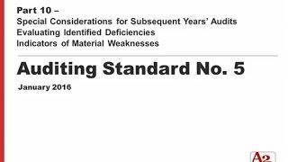 #26 | Part 10 – Deficiencies & Material Weaknesses in Demystifying SOX 404 – Auditing Standard 5