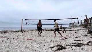 Chris Shaffer/Leor Schiffer/Owen Karlenzig/Omid Ghazi beach volleyball last set marine street 6/4/24