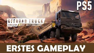 OFFROAD TRUCK SIMULATOR: Heavy Duty Challenge für PS5 ist da ! ERSTES GAMEPLAY + Ersteindruck 