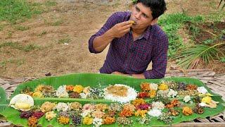 ONAM SADHYA | 100 Varieties of Ona Sadhya | 100 Items in One Leaf | Village Food