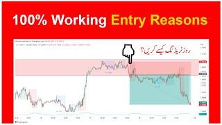 How To Find The Best Entry For Your Trade ( Urdu - Hindi )