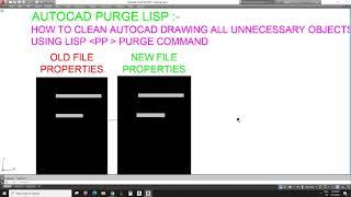 Lisp Purge command AutoCad