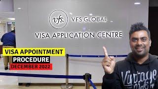 VFS Global Visa Appointment Complete Process Step by Step || December 2022 || Appointment for VFS