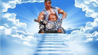 Billy Herrington on motorcycle