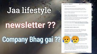 Jaa lifestyle India official update| Company bhag gai|Jaa life big family in the world MrAlok sir|