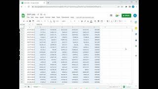 How to shift cells down in Google Sheets