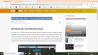 HMT (Hammer Tool) - v0.3.2.2025 [Latest Version] - Unlock Tool - GSM Tool - FRP Unlock Tool