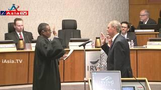 Mr.Rick Stopfer taking oath as a Mayor, city of Irving,Texas