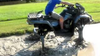 Biggest ATV in the world goes through our pit!