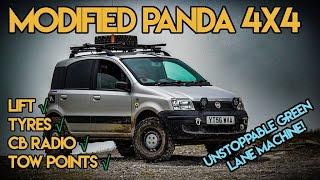 Lifted off road Panda 4x4 walkaround (all mods explained)