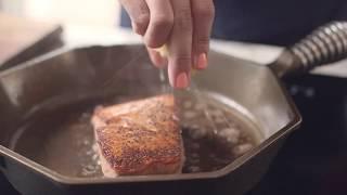 Searing Salmon With The FINEX 12" Cast Iron Skillet