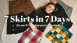 I Made 7 Skirts in 7 Days to See If I Can Stop Procrastinating