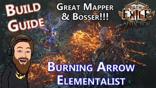 Burning Arrow Elementalist Build Guide - Map Fast, Boss Fast - Path of Exile 3.23