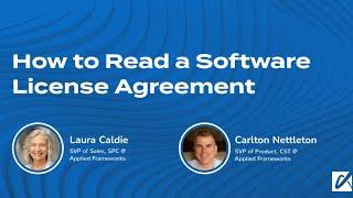 How to Read a Software License Agreement