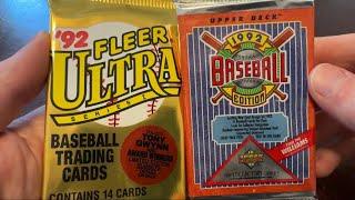 #OpeningPacks! 1992 Ultra & 1992 Upper  Deck #junkwax #baseballcards