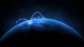 global network background animation