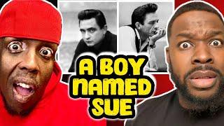 Platinum Gangster Rapper & @Suli4Q FIRST Time REACTION Johnny Cash A Boy Named Sue