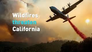 military aviation news / sad U.S.A. wildfires WITH EPIC C-130