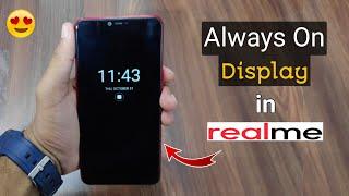 How to Enable Always On Display Feature in All Realme Devices 