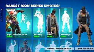 25 Rarest Icon Emotes in Fortnite!