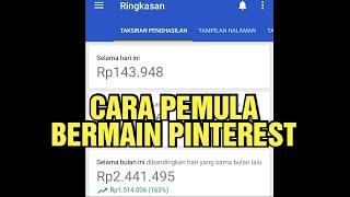 CARA UNTUK PARA PEMULA BERMAIN PINTEREST, MAKSIMALKAN IMPRESSI #dollar #pinteresttoadsense